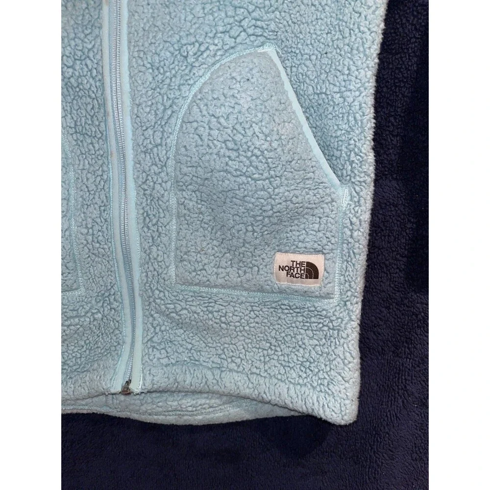 The North Face Kids Campshire Fleece Jacket Full Zip Hoodie Size Medium 10/12